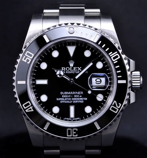 black and silver rolex submariner